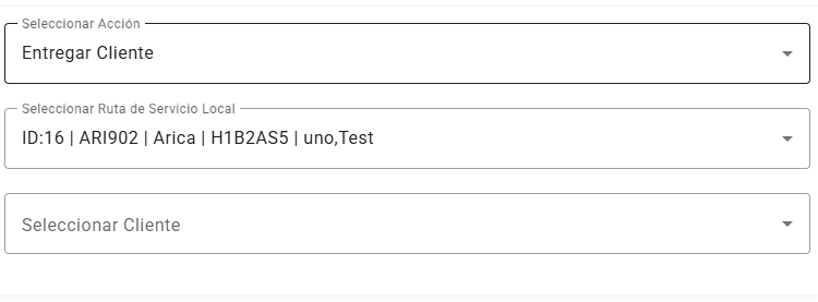 Tablero Entrega de Carga 2