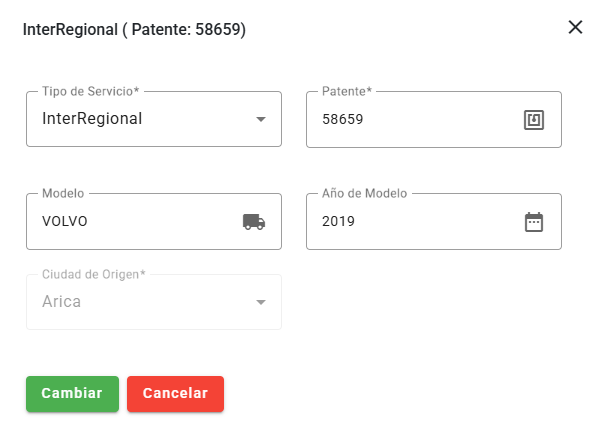 Tablero Camiones Modificar